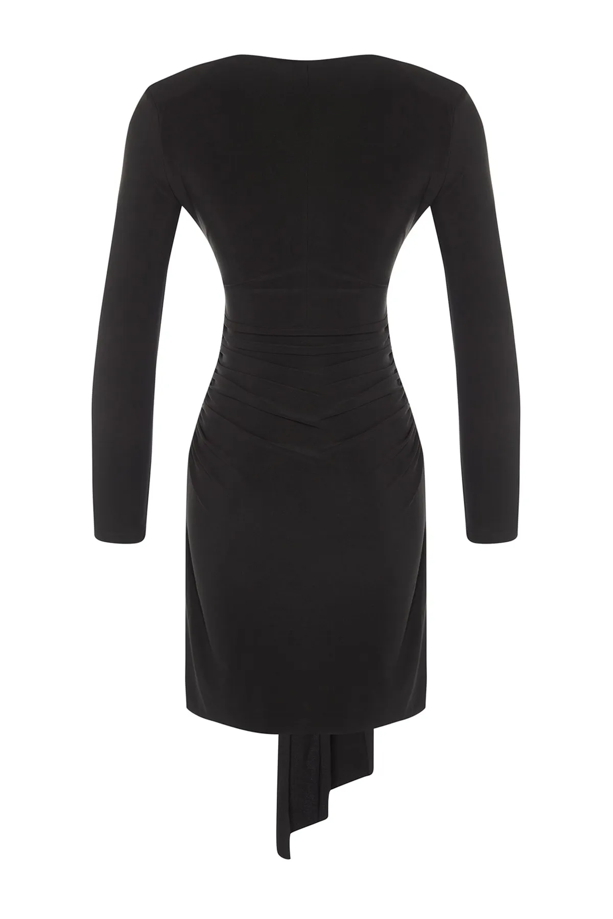Trendyol Collection  Gestricktes, gerafftes Abendkleid TPRAW23EL00086