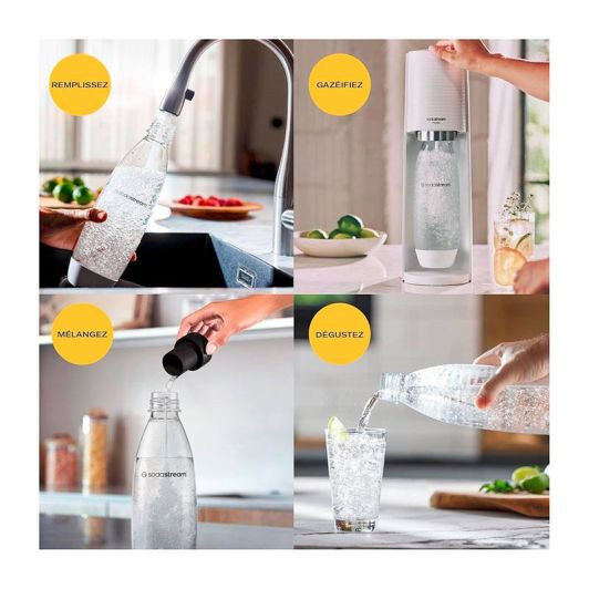 Sticle SODASTREAM – Set de 2 x 1L – Se pot spăla în mașina de spălat vase