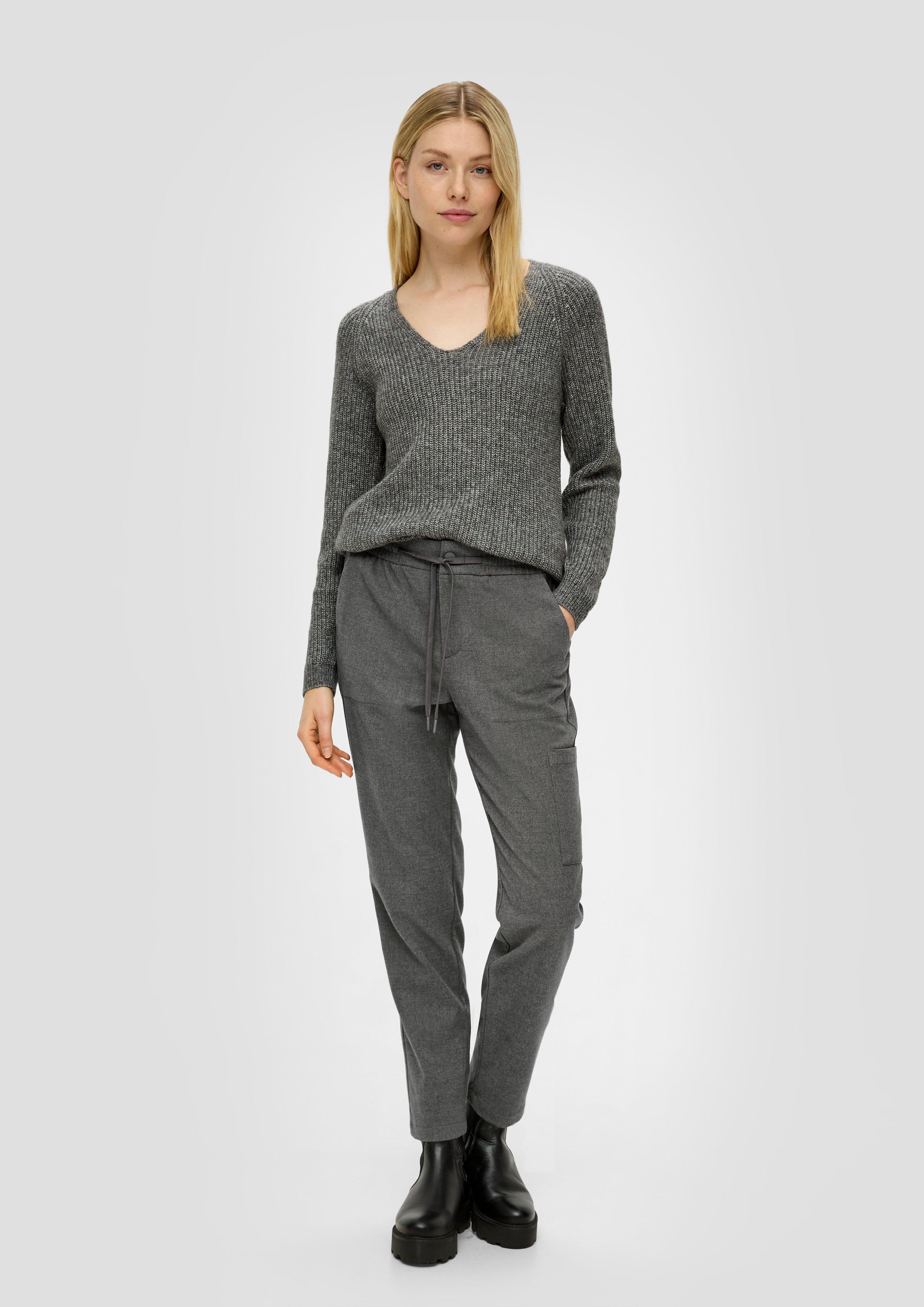 Relaxed: Twill-Hose mit Tapered Leg  2139064-9722