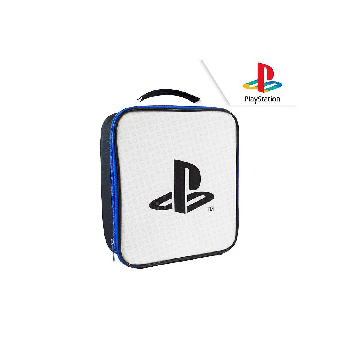 Aufbewahrungstasche Lunchbag Playstation, 20 x 23 x 8 cm, isoliert