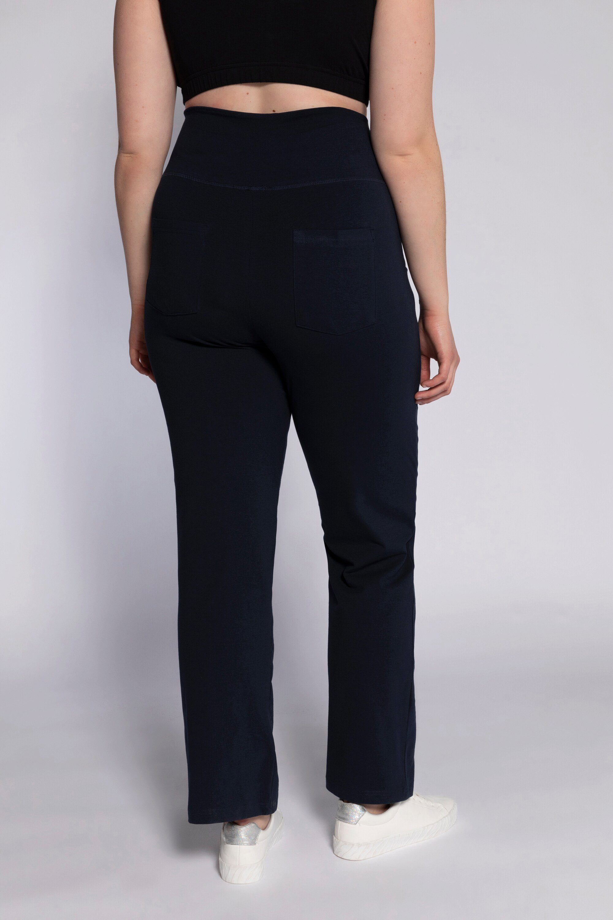 Ulla Popken Stretch-Umstandshose Bellieva-Jerseyhose gerade Passform Biobaumwolle