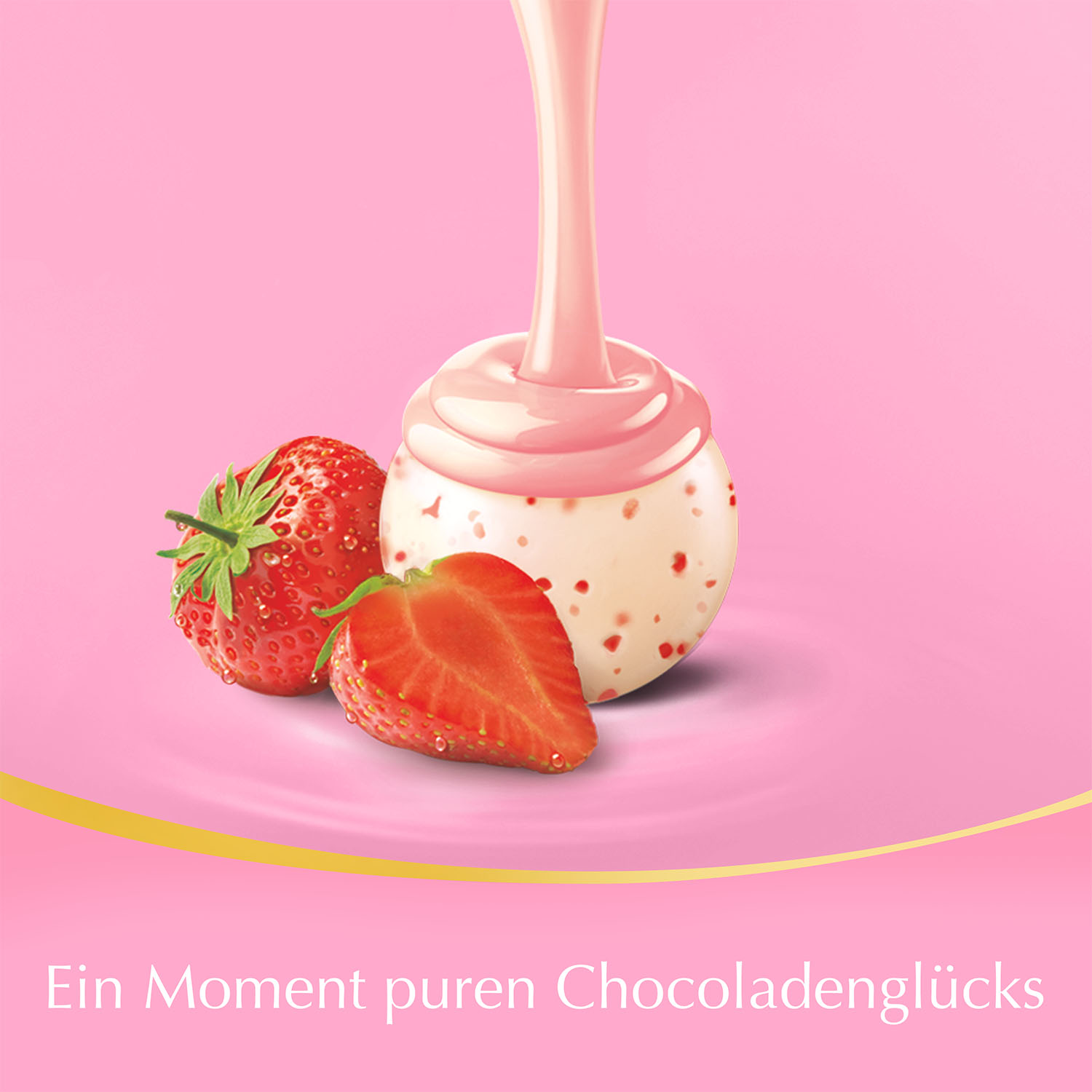 Lindt Lindor Kugeln Erdbeer-Sahne 1kg
