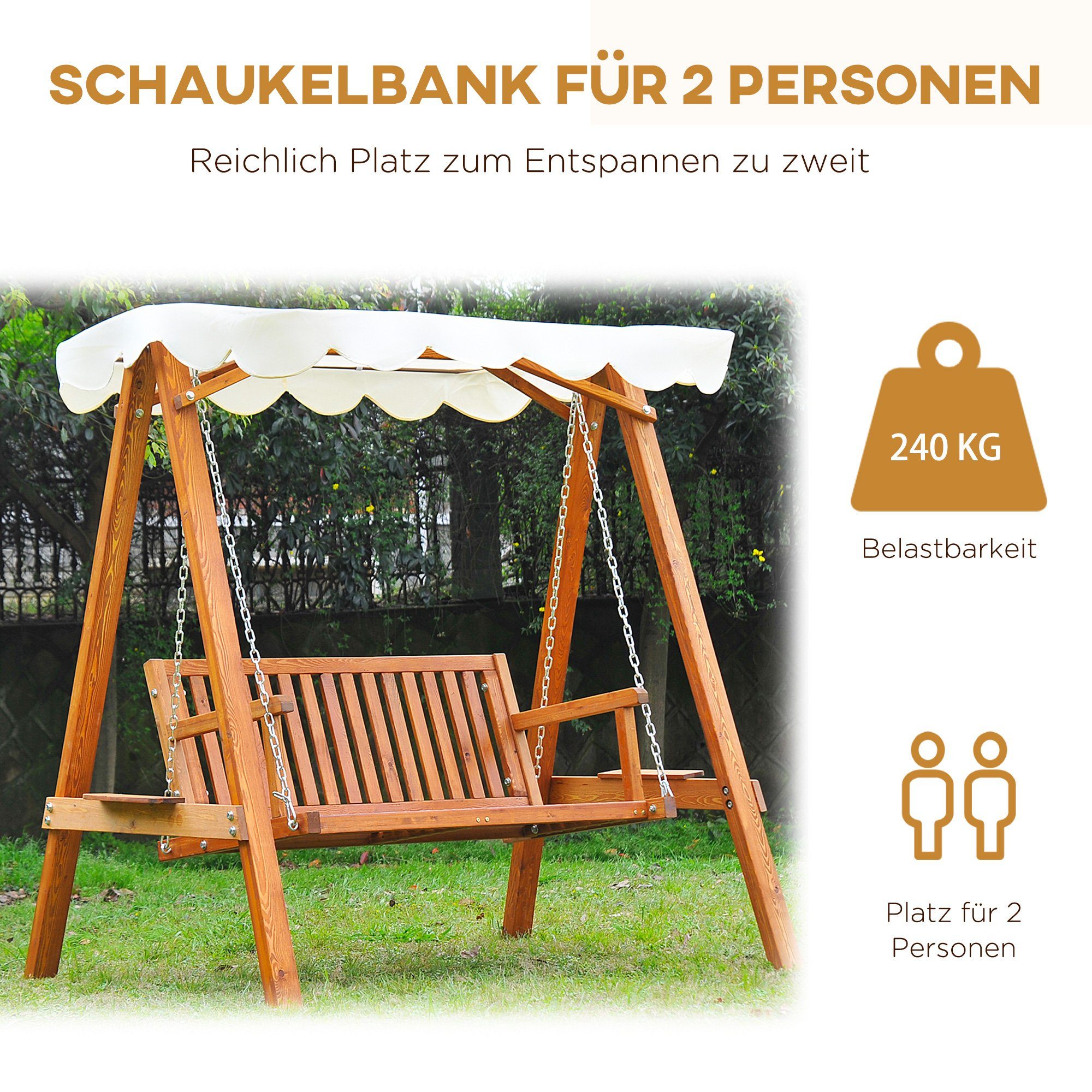 Outsunny Hollywoodschaukel