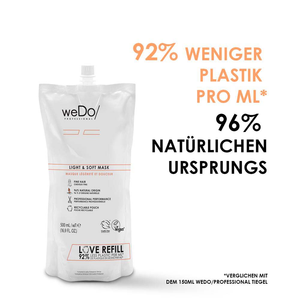weDo Professional Light & Soft Mask Refill 500 ml