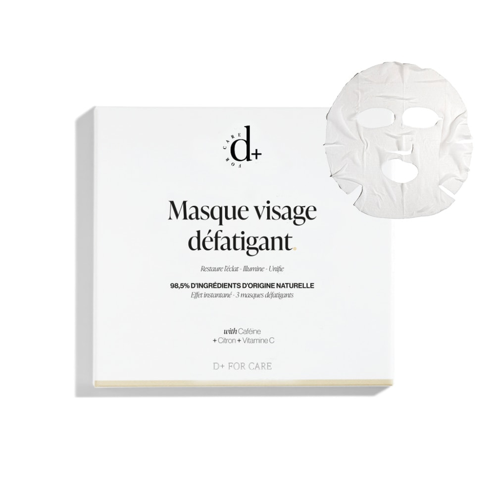 day+ Masque Défatigant x3 Masque Visage Défatigant