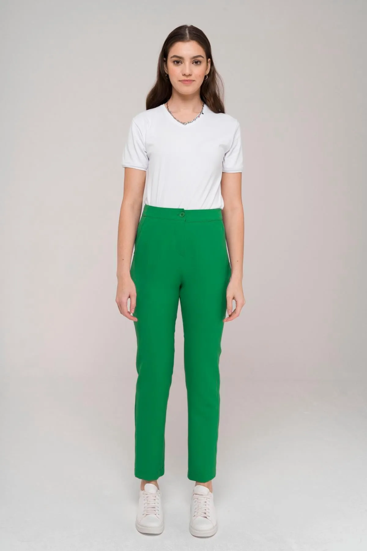 Olcay  Enge Hose Grün 7559