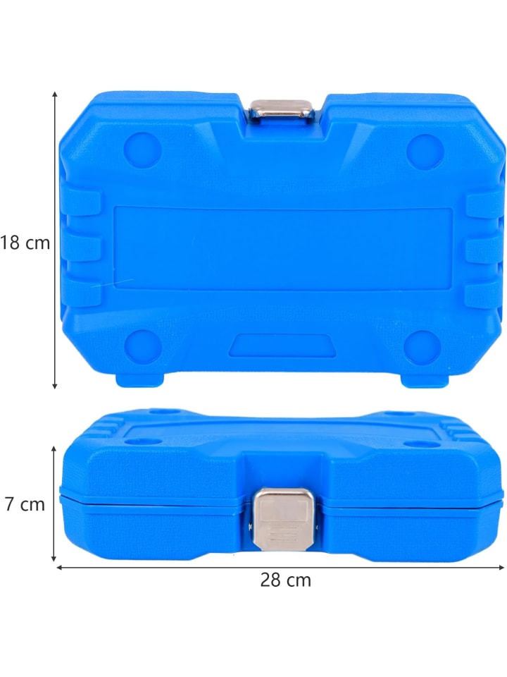 COSTWAY 16 tlg. Set Steckschlüsselsatz in Blau günstig kaufen onesize