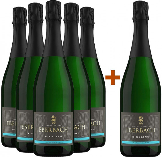5+1 Paket Sparkling Riesling alkoholfrei - Kloster Eberbach