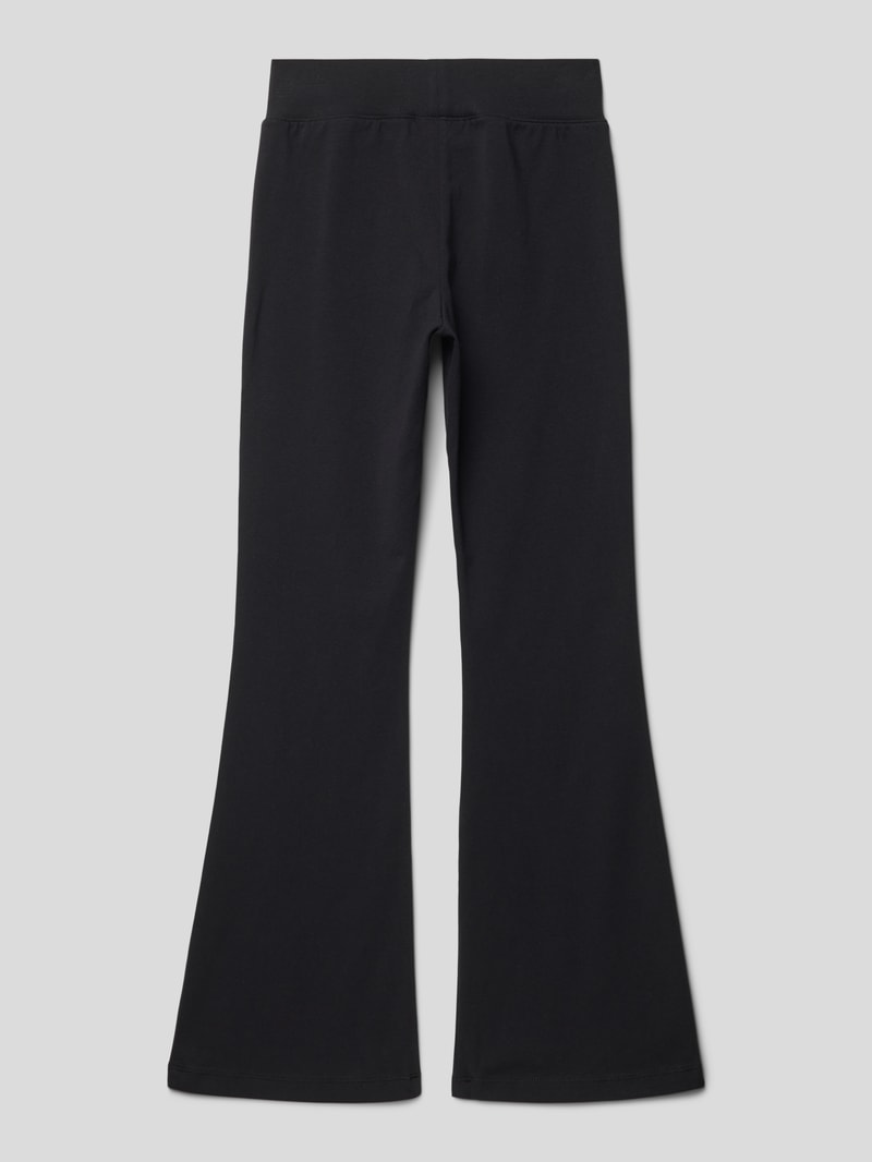Leggings mit Label-Detail in schwarz