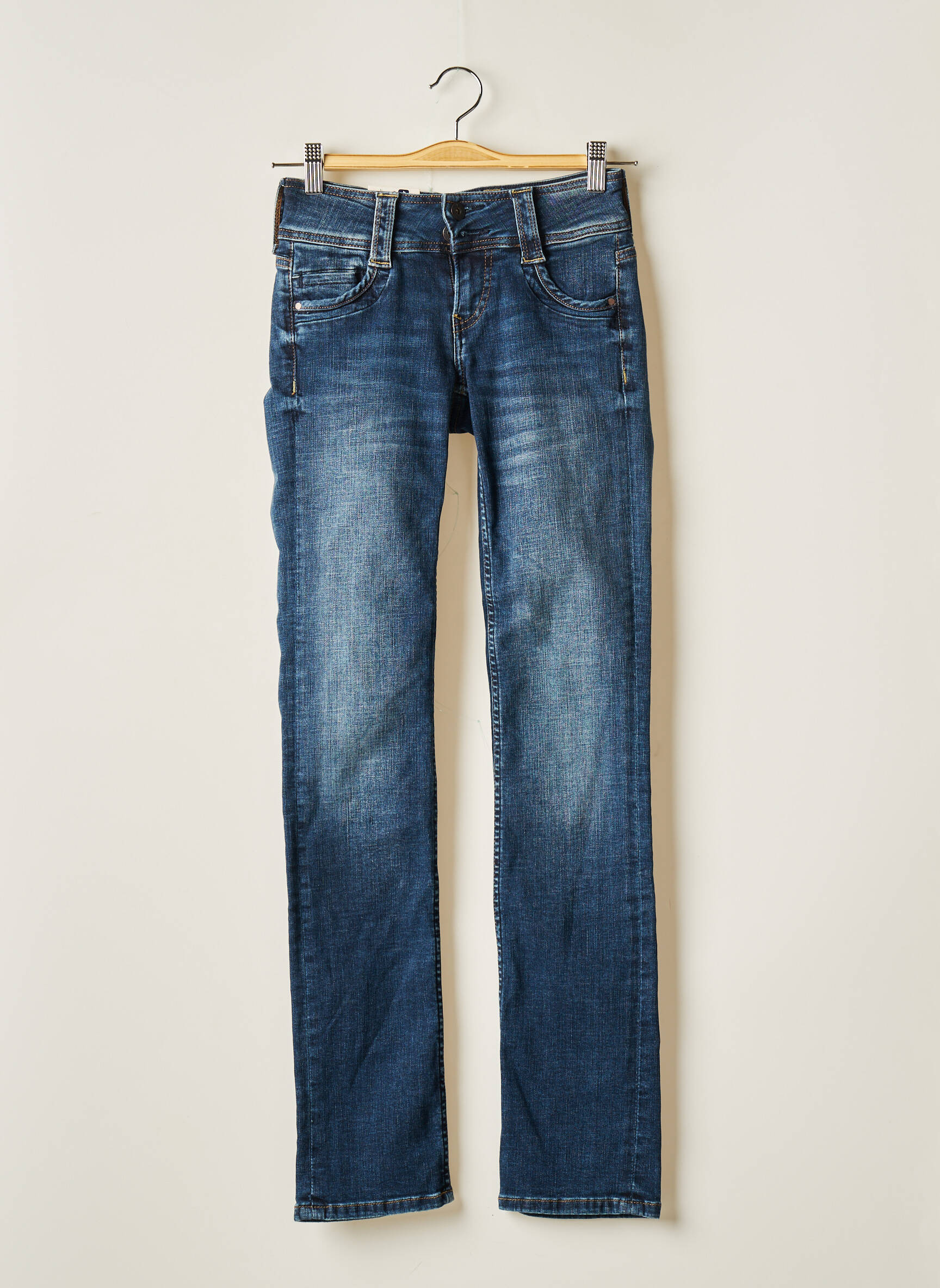 Pepe Jeans Jeans Coupe Slim Femme couleur bleu