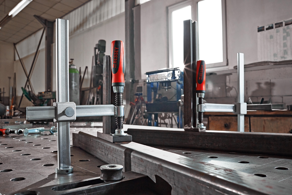 Bessey TWV16-20-15-2K Spannelement für Werkbank 30-150 mm