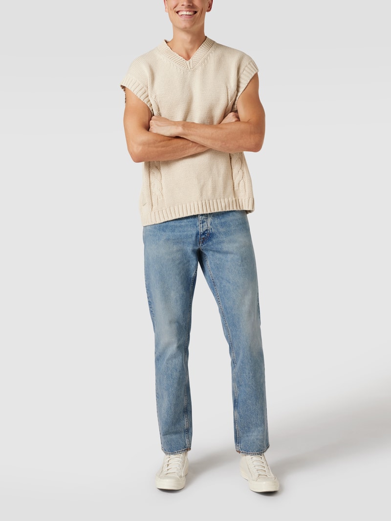 Straight Fit Jeans aus Bio-Baumwolle in hellblau