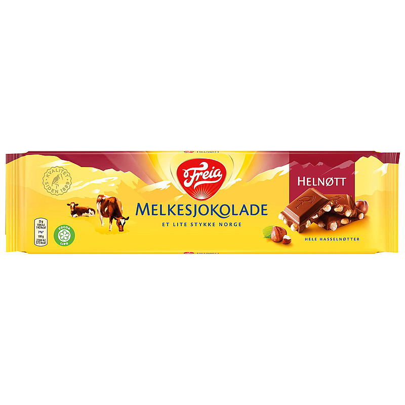 Freia Melkesjokolade Helnøtt 200 g Freia