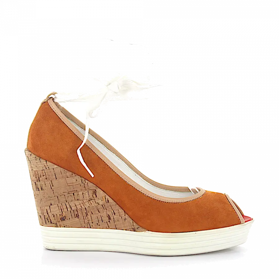 Hogan - Plateausandalen - orange