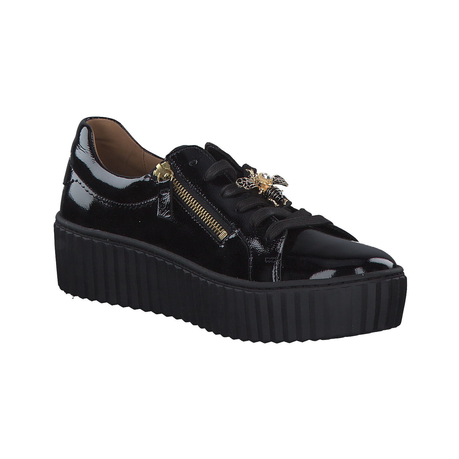 Gabor 43.201, Schnürschuhe, Damen, Schwarz