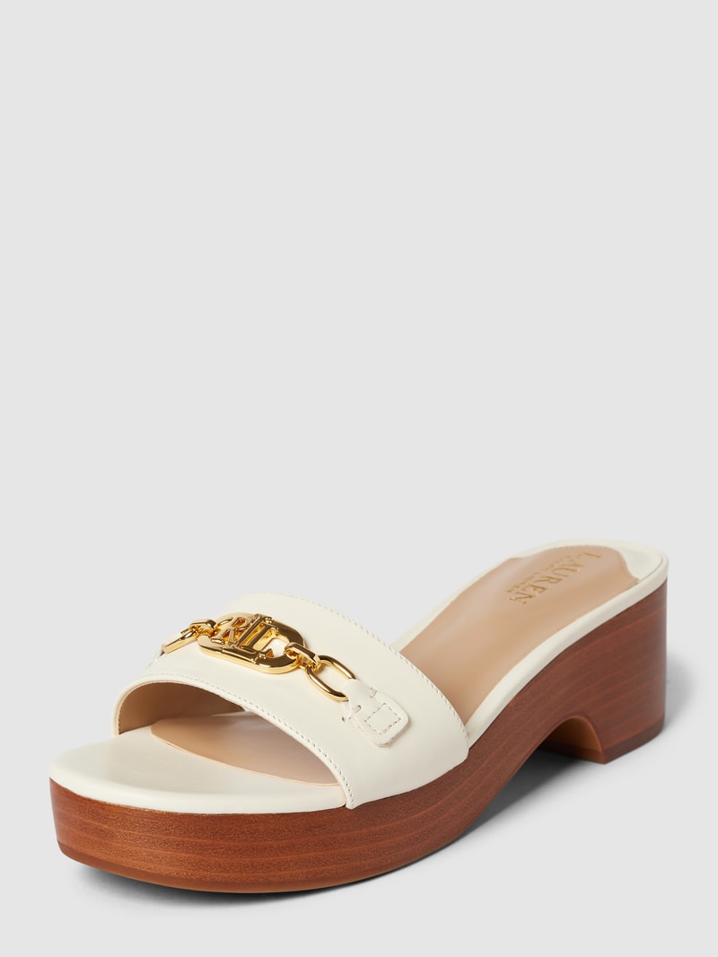 Sandalen mit Absatz Modell 'ROXANNE' in offwhite