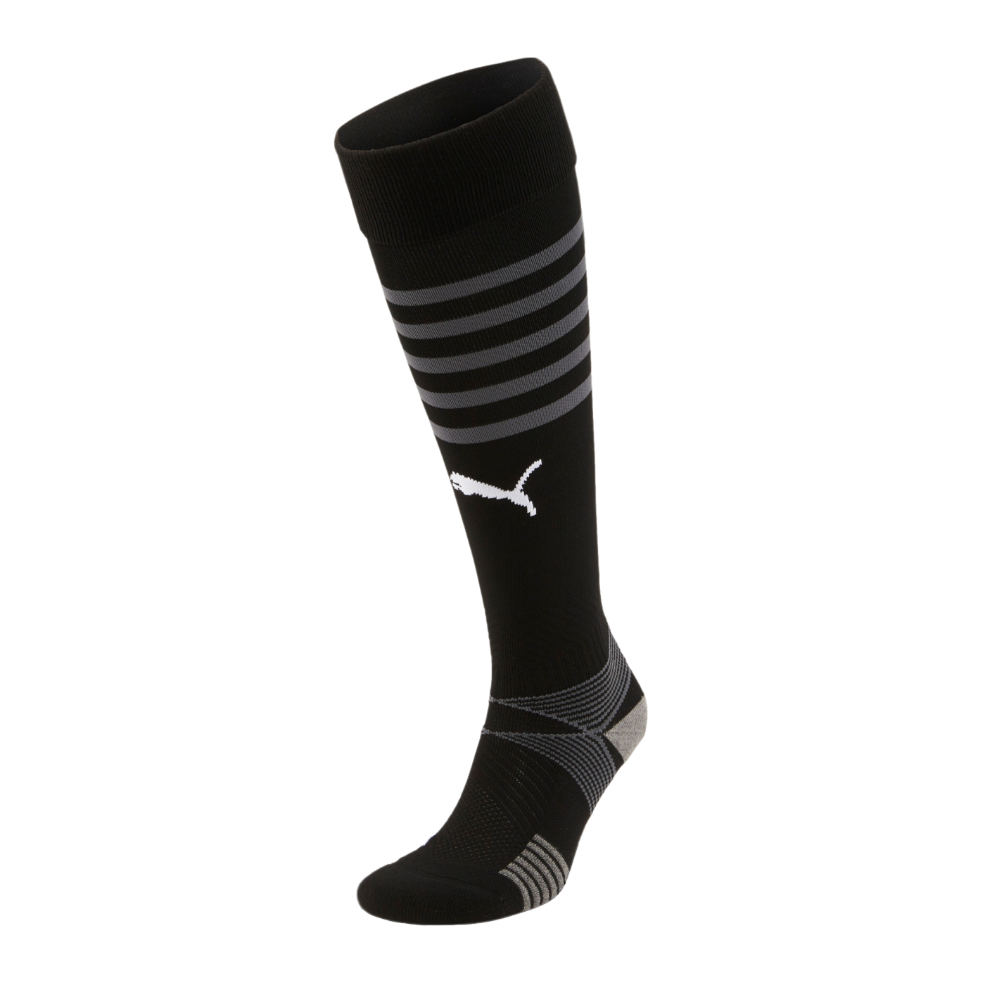 PUMA teamFINAL Strumpfstutzen Schwarz Weiss F03