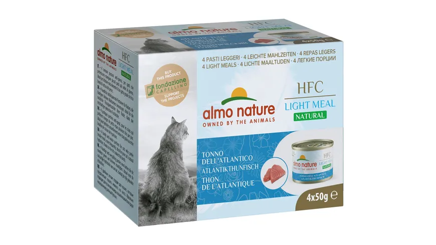 almo nature Katzennassfutter Cat Dose Light Meal Thunfisch 200 g
