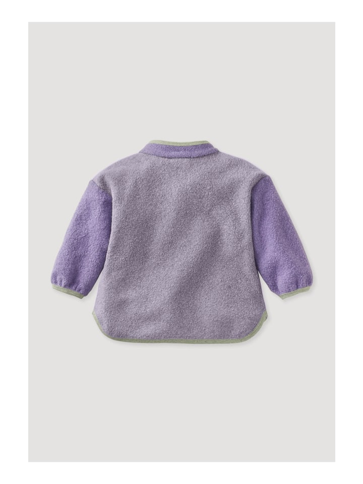 Hessnatur Fleece Sweater in lila günstig kaufen