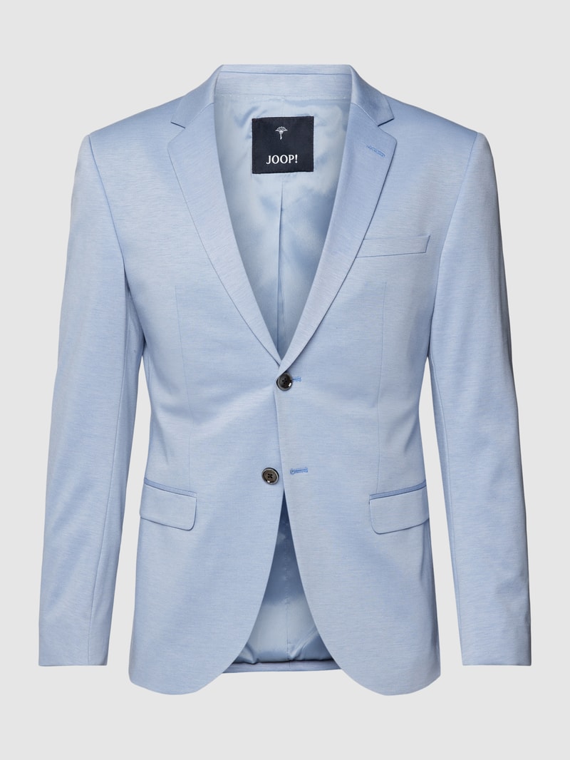 Slim Fit 2-Knopf-Sakko Modell 'Damon' in blau