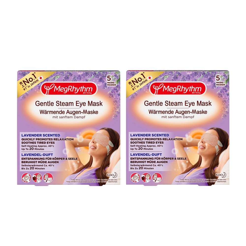MegRhythm Vorteils-Set - Wärmende Augenmaske 2 x 5