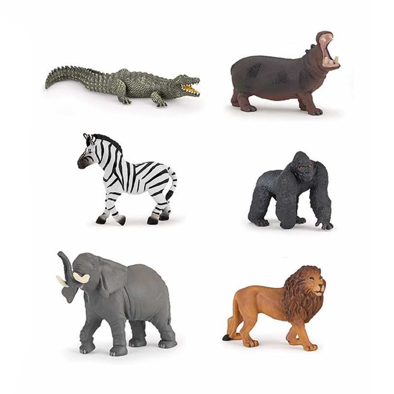 Coffret figurines Mini Tub's animaux sauvages Papo