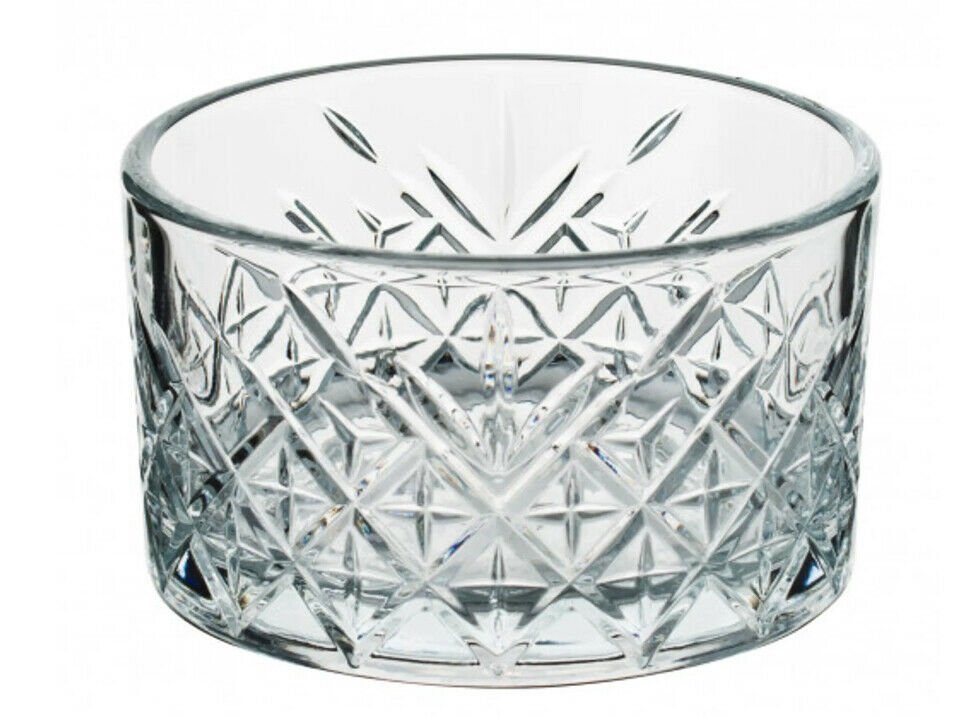 Pasabahce Snackschale Timeless, Glas, (Packung, 4-tlg), Timeless Glasschüsseln 4-er Set, Glasschalen, Knaberschüsseln 225 ml
