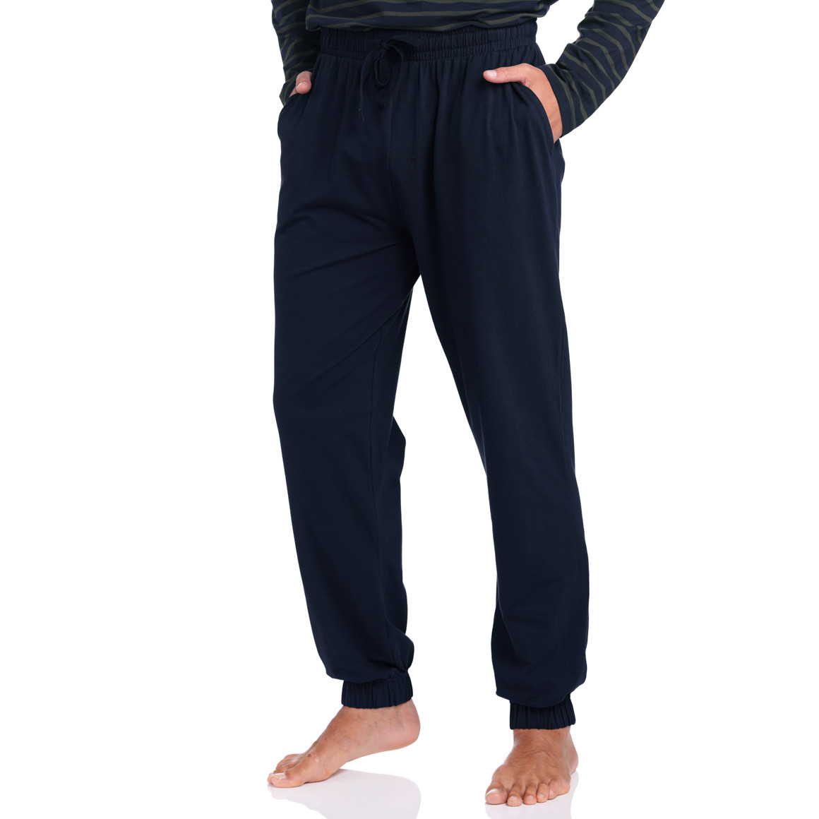 Herren Pyjamahose mit Tunnelzug