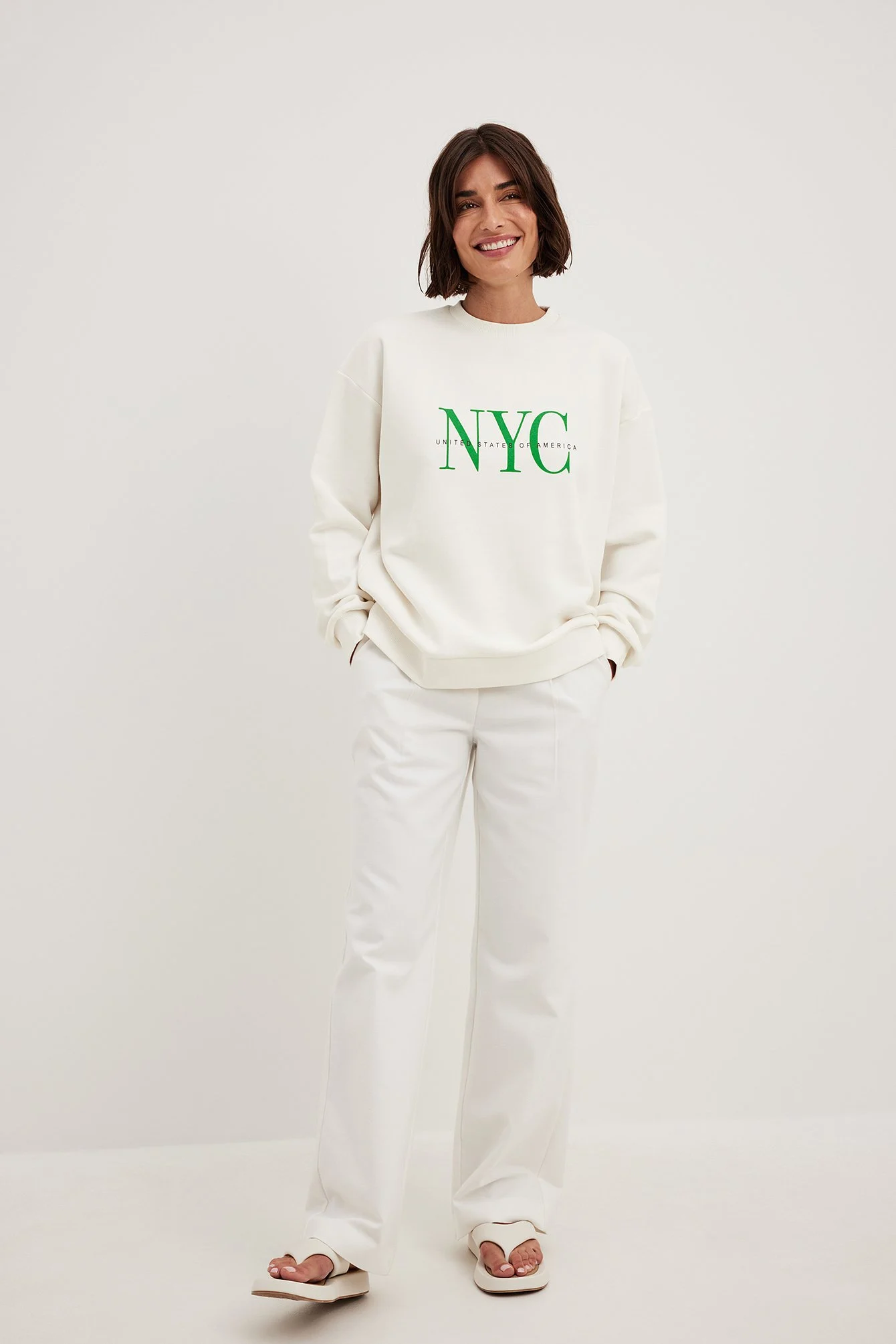 Pullover mit Stadt-Aufdruck