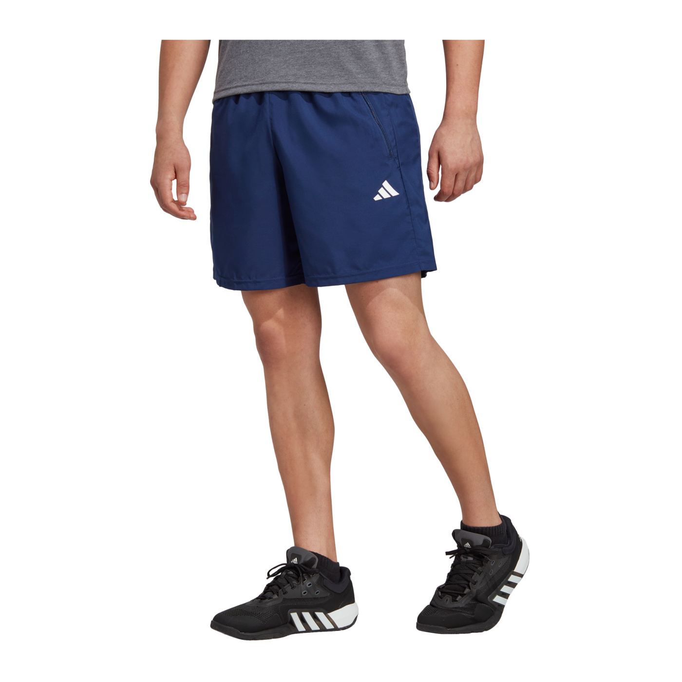 adidas Essentials Woven Short Blau Weiss
