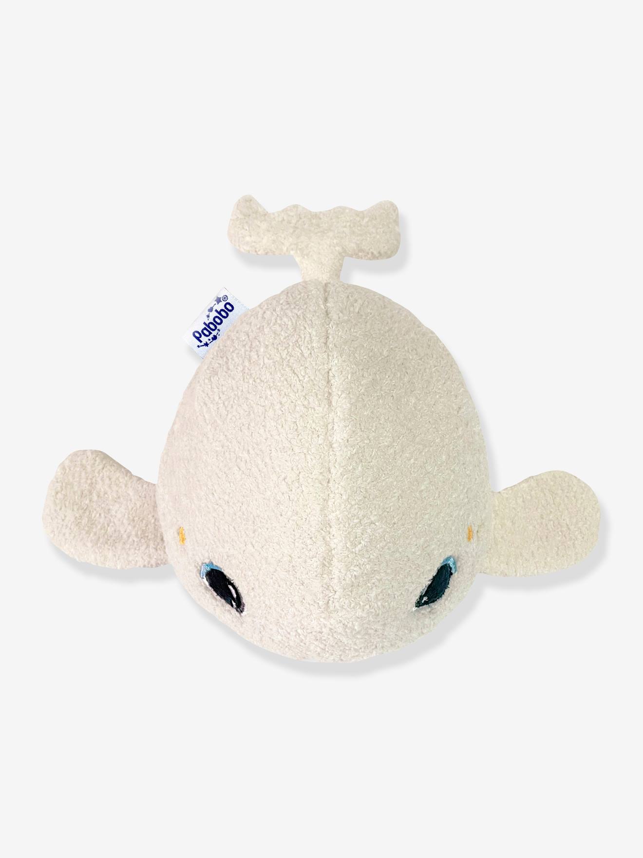 Peluche veilleuse & bruits blancs PABOBO Beluga blanc