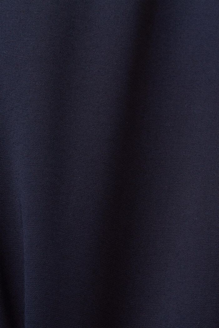 Anzughose aus Jersey-Piqué