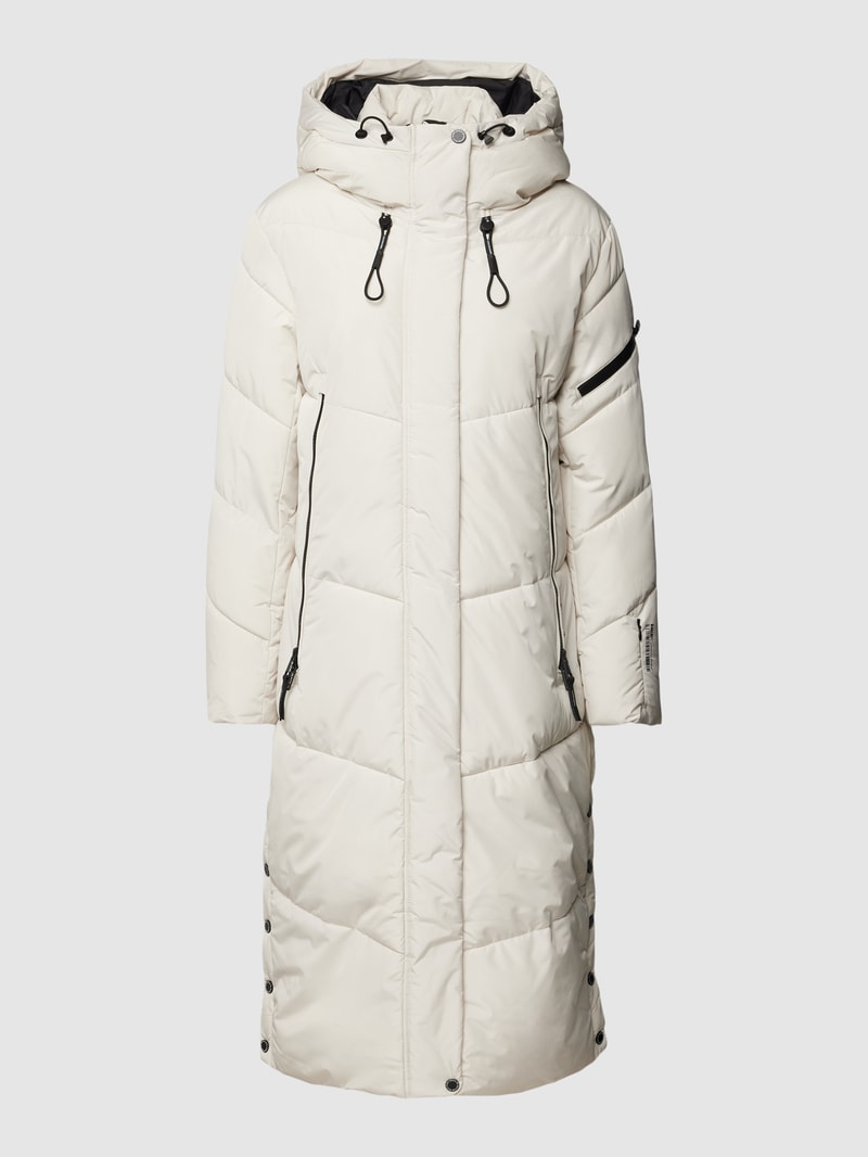 Mantel mit Druckknopfleiste Modell 'SONJE' in offwhite