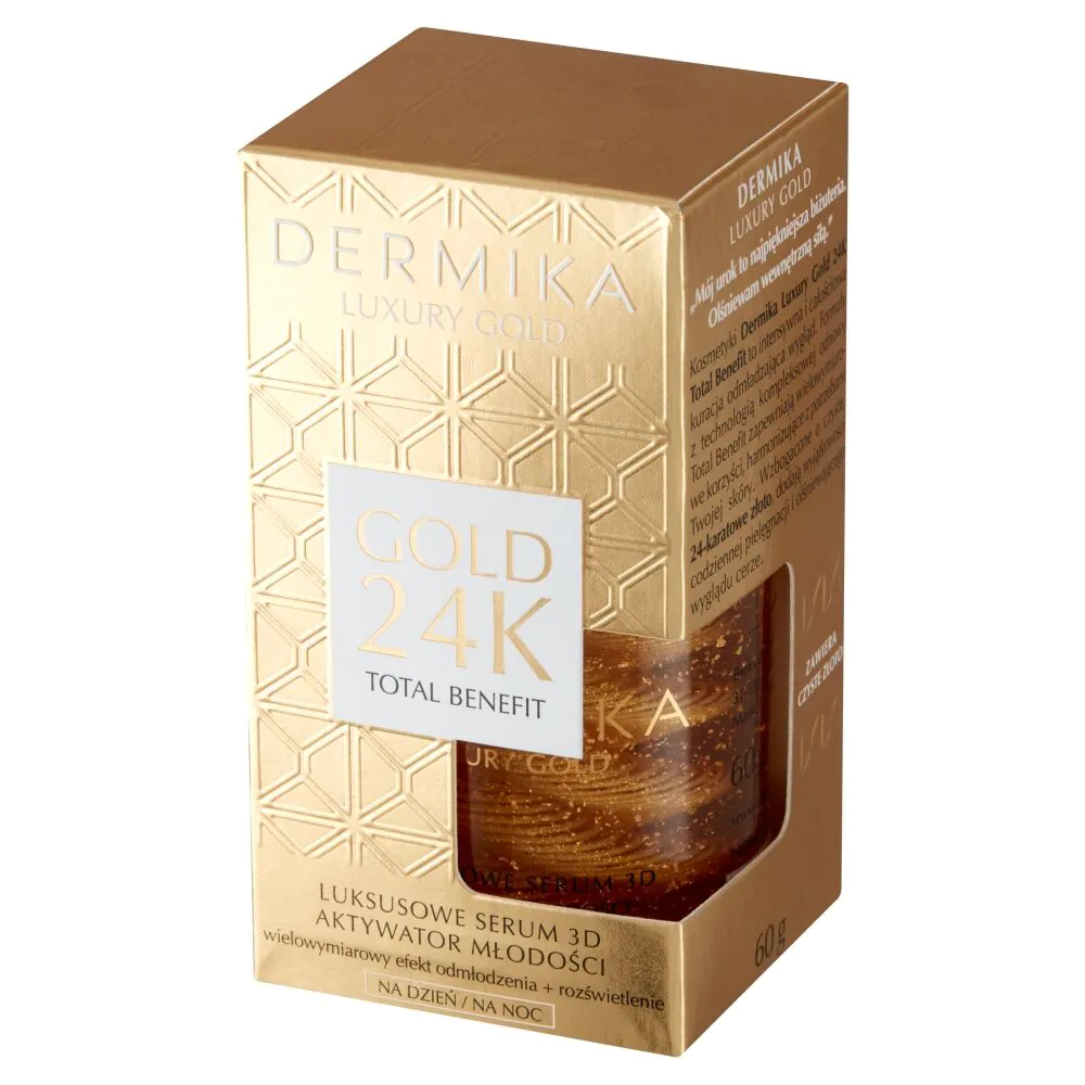 Dermika Luxury Gold 24K 3D Serum til dag og nat