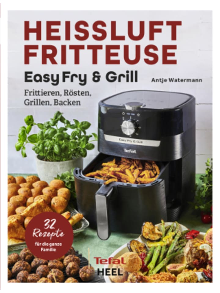 Heel Verlag Buch - Tefal: Heißluftfritteuse Easy Fry & Grill Kochbuch und Rezeptb günstig kaufen onesize