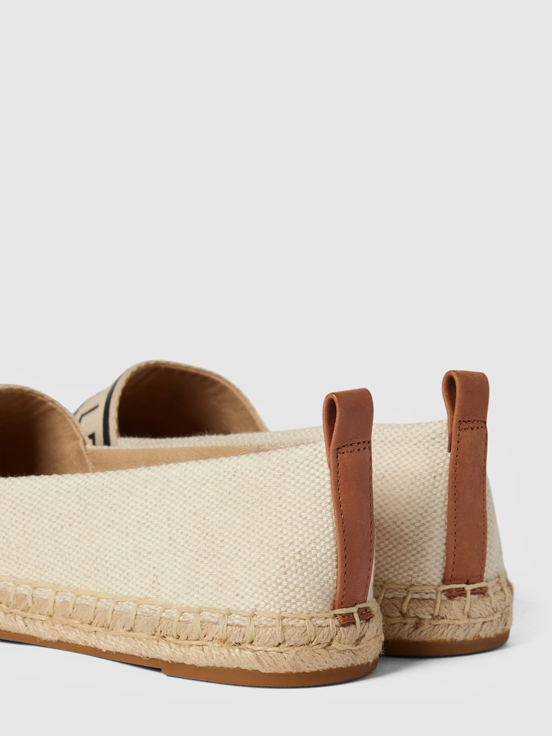 Espadrilles mit Label-Details Modell 'CAYLEE' in beige
