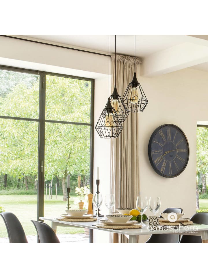 Atmosphera Créateur d'intérieur Wandlaterne in schwarz günstig kaufen onesize