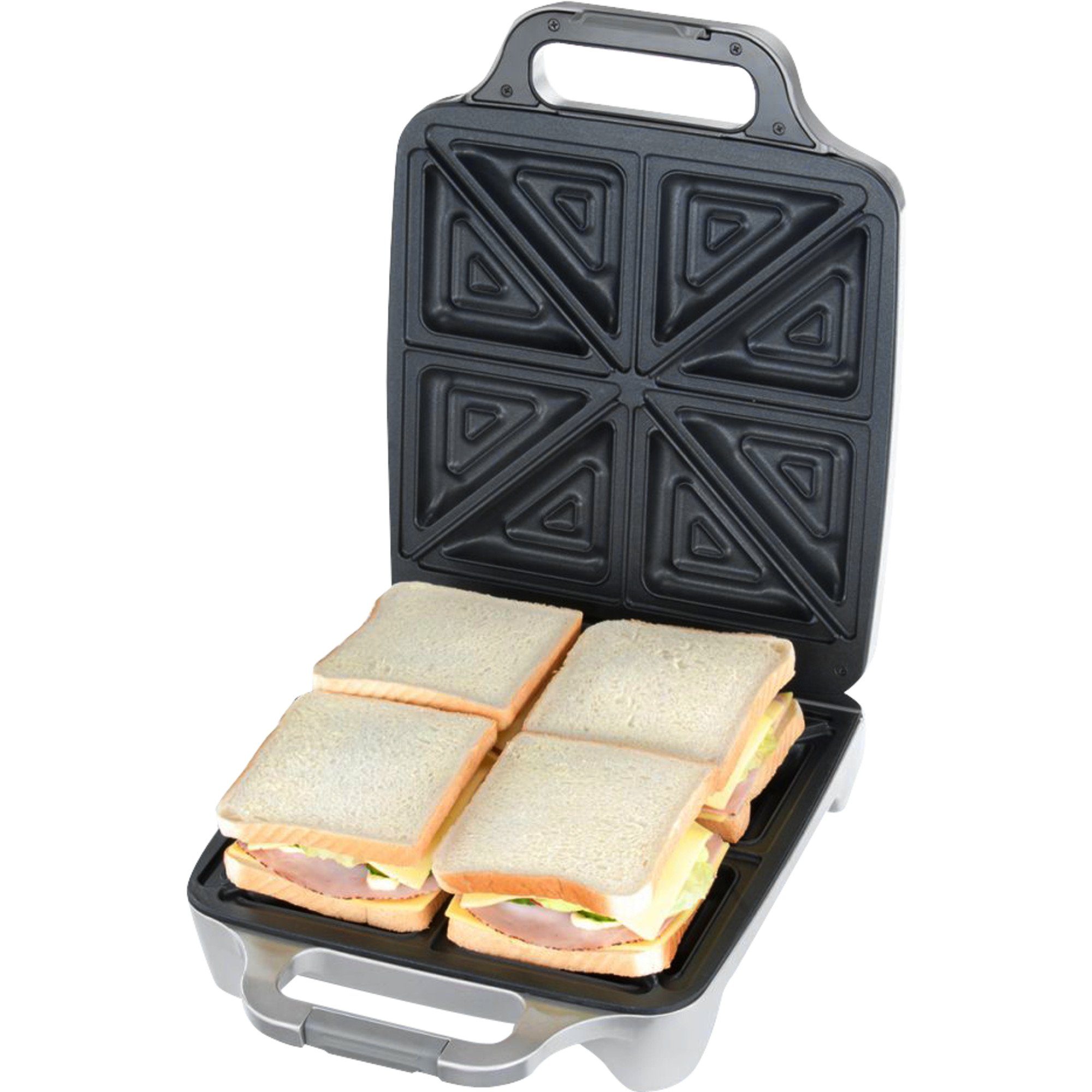 Cloer Kaffeebereiter Cloer XXL-Sandwichmaker 6269, (für 4 Toasts)