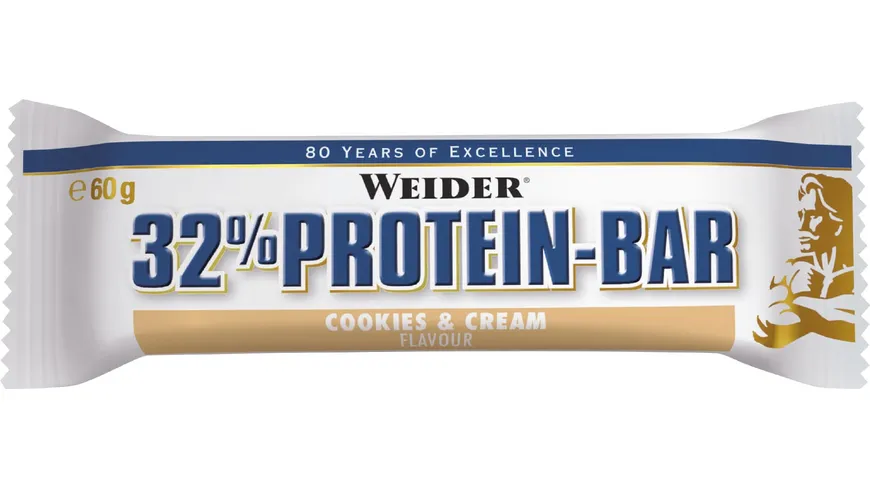 WEIDER 32% PROTEIN RIEGEL Cookies & Cream 60 g