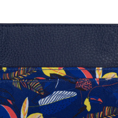Navy blue Machu Picchu card holder