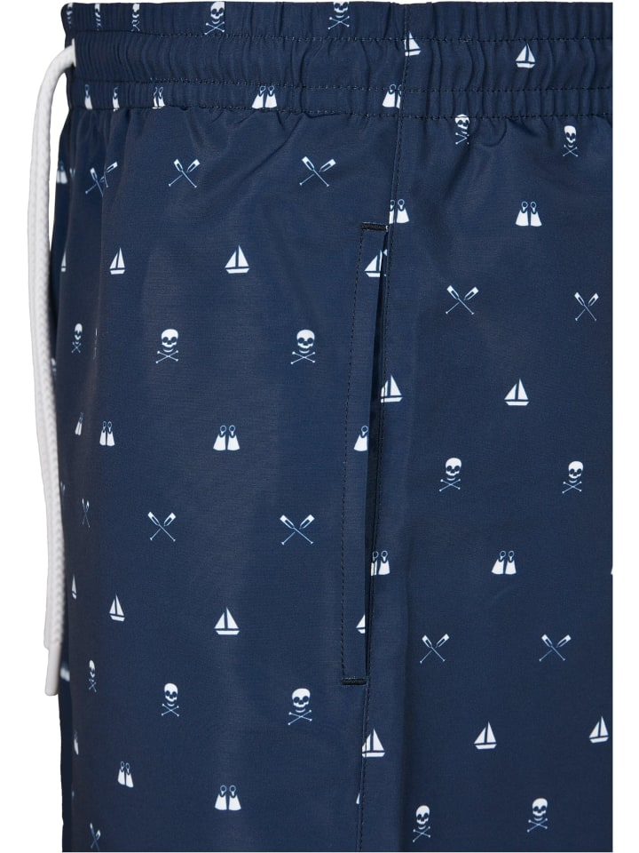 Urban Classics Urban Classics Badeshorts in skullandyacht aop günstig kaufen