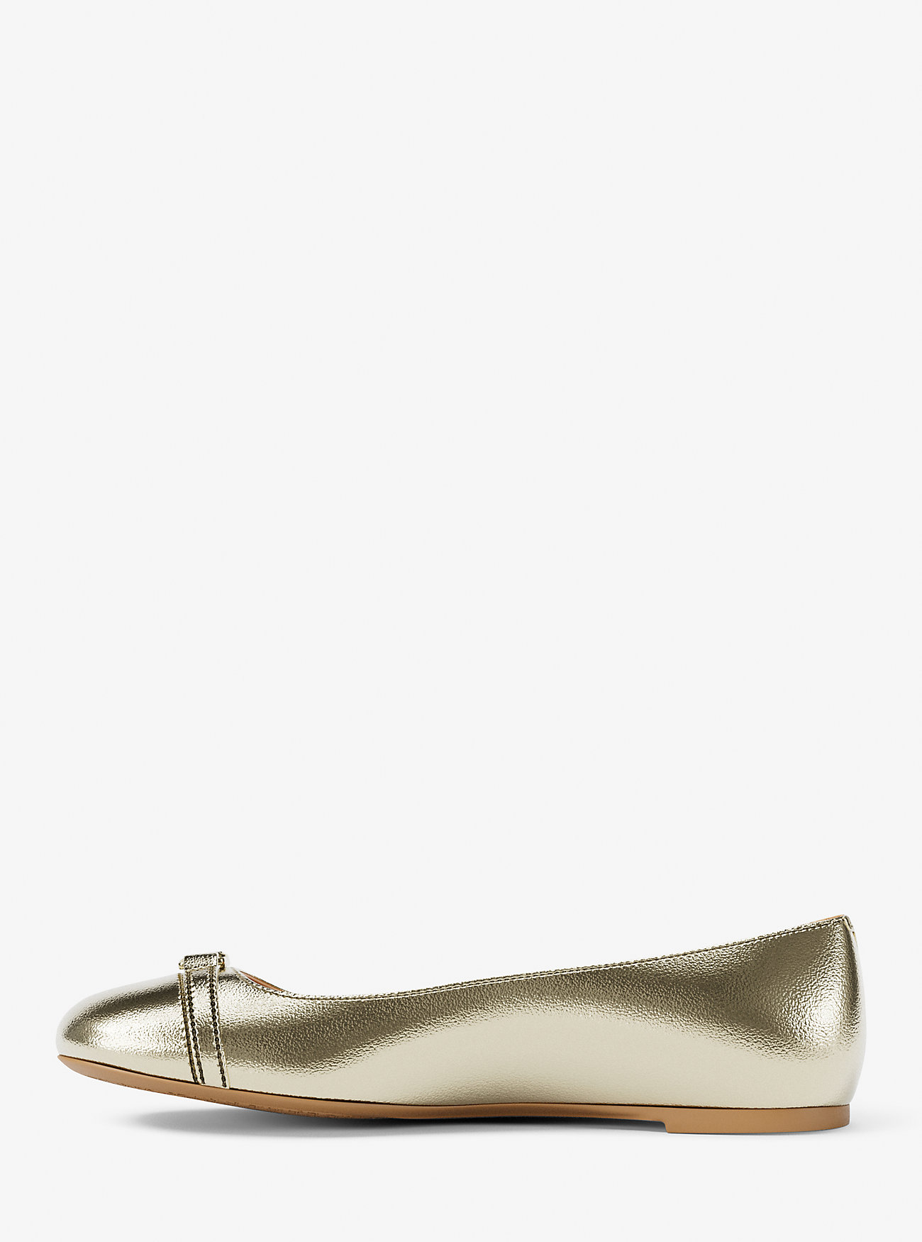 Mocassino Mandy in pelle metallizzata - ORO CHIARO