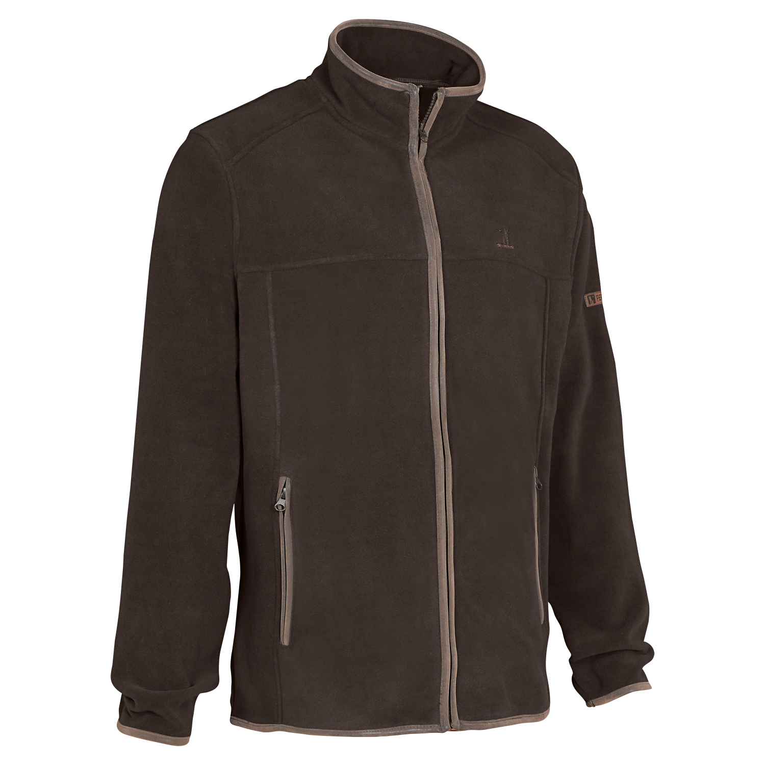 Percussion Herren Fleecejacke Scotland (braun)