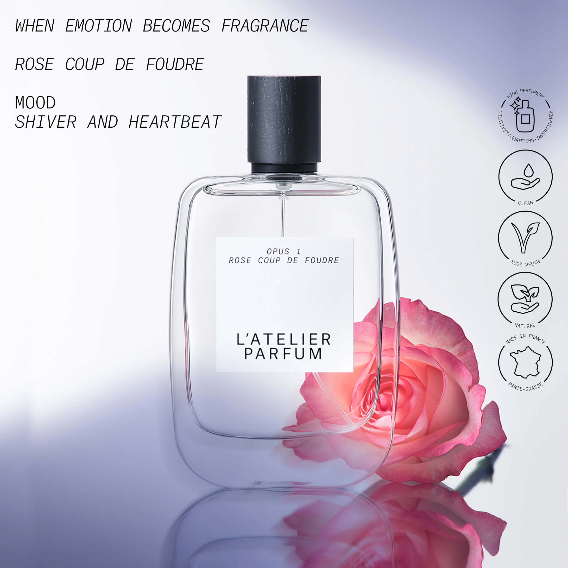Opus 1 - Le Jardin Secret Rose Coup de Foudre - Parfumovaná voda, Unisex parfumovaná voda
