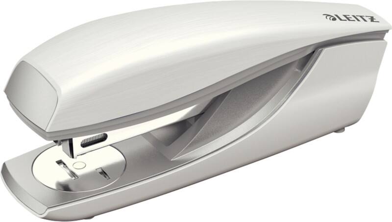Leitz NeXXt Style Heftgerät 5562 Halbstreifen 30 Blatt Weiß 24/6, 26/6 Metall