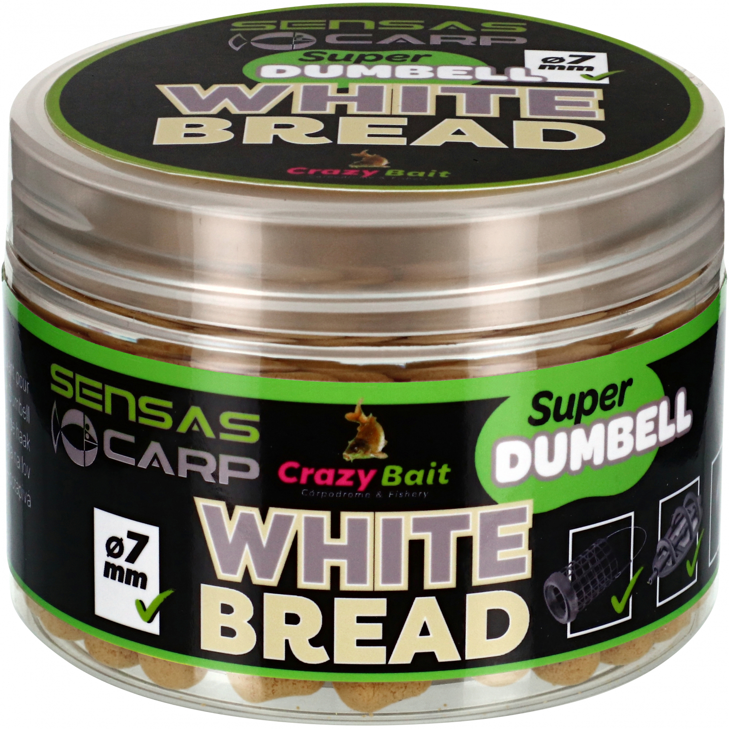 Sensas Hakenköder Super Dumbell (White Bread)