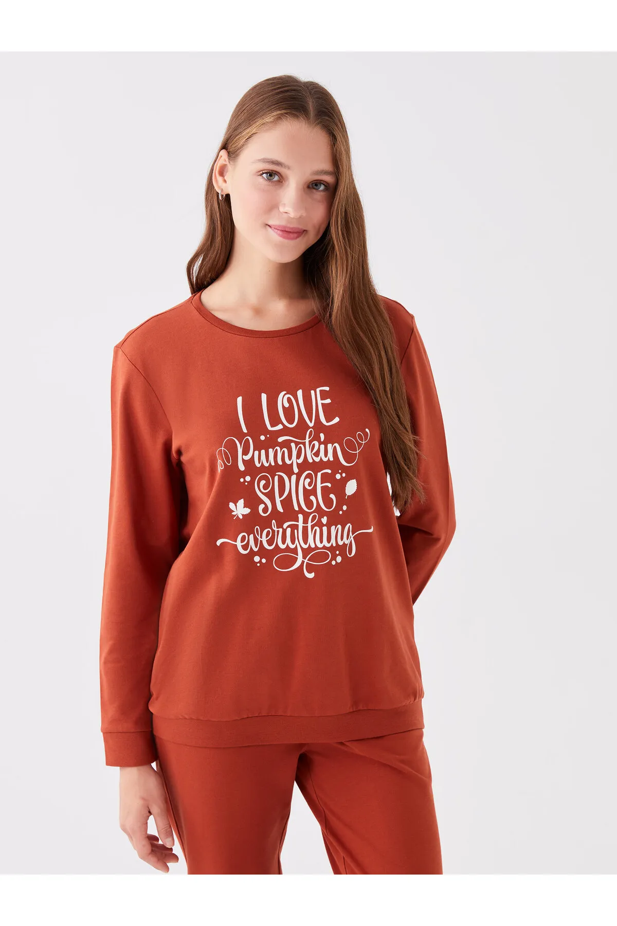 LC Waikiki  Pyjama set - Orange - Unifarben