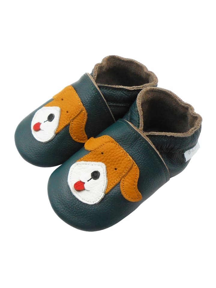 Yalion Baby Leder-Krabbelschuhe 