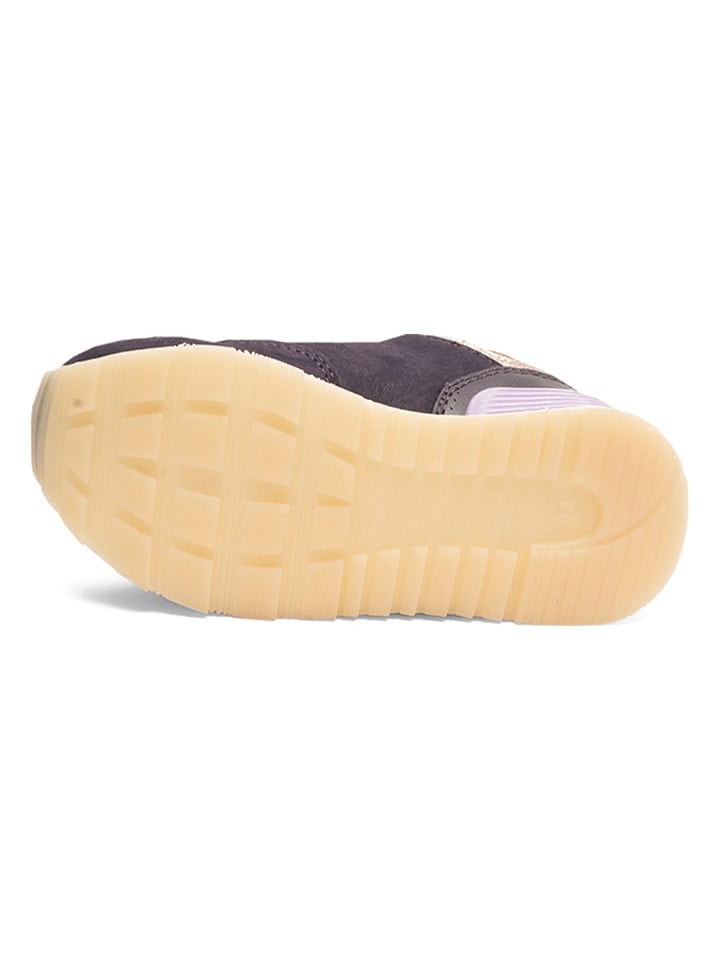 bisgaard Leder-Sneakers in Lila günstig kaufen