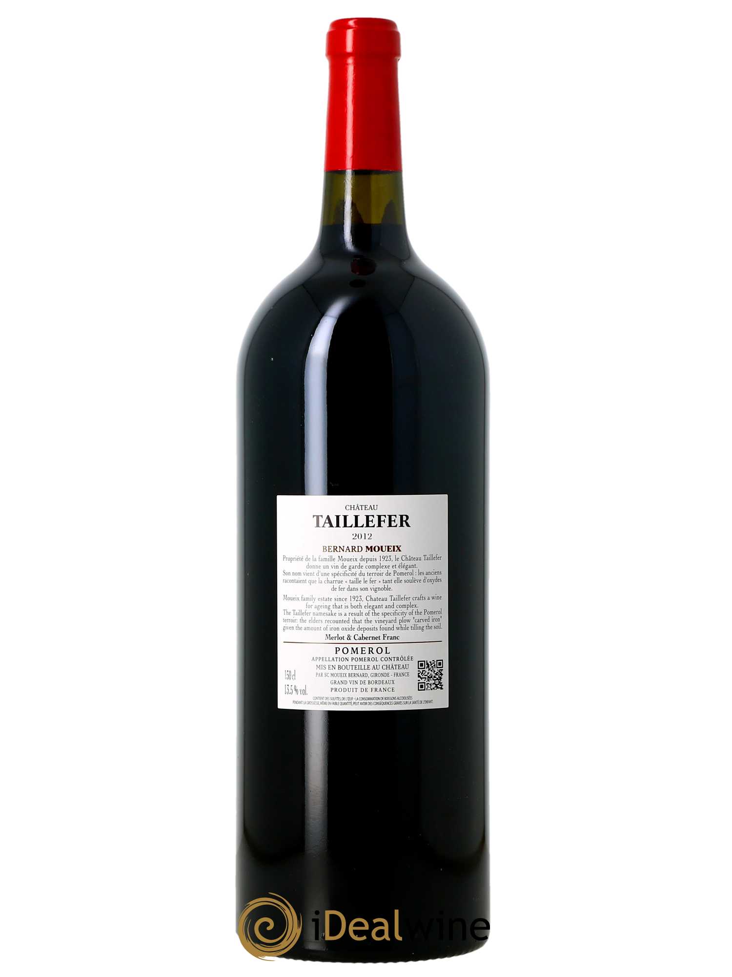 Château Taillefer (CBO à partir de 6 MG) 2012 - Lot de 1 Magnum